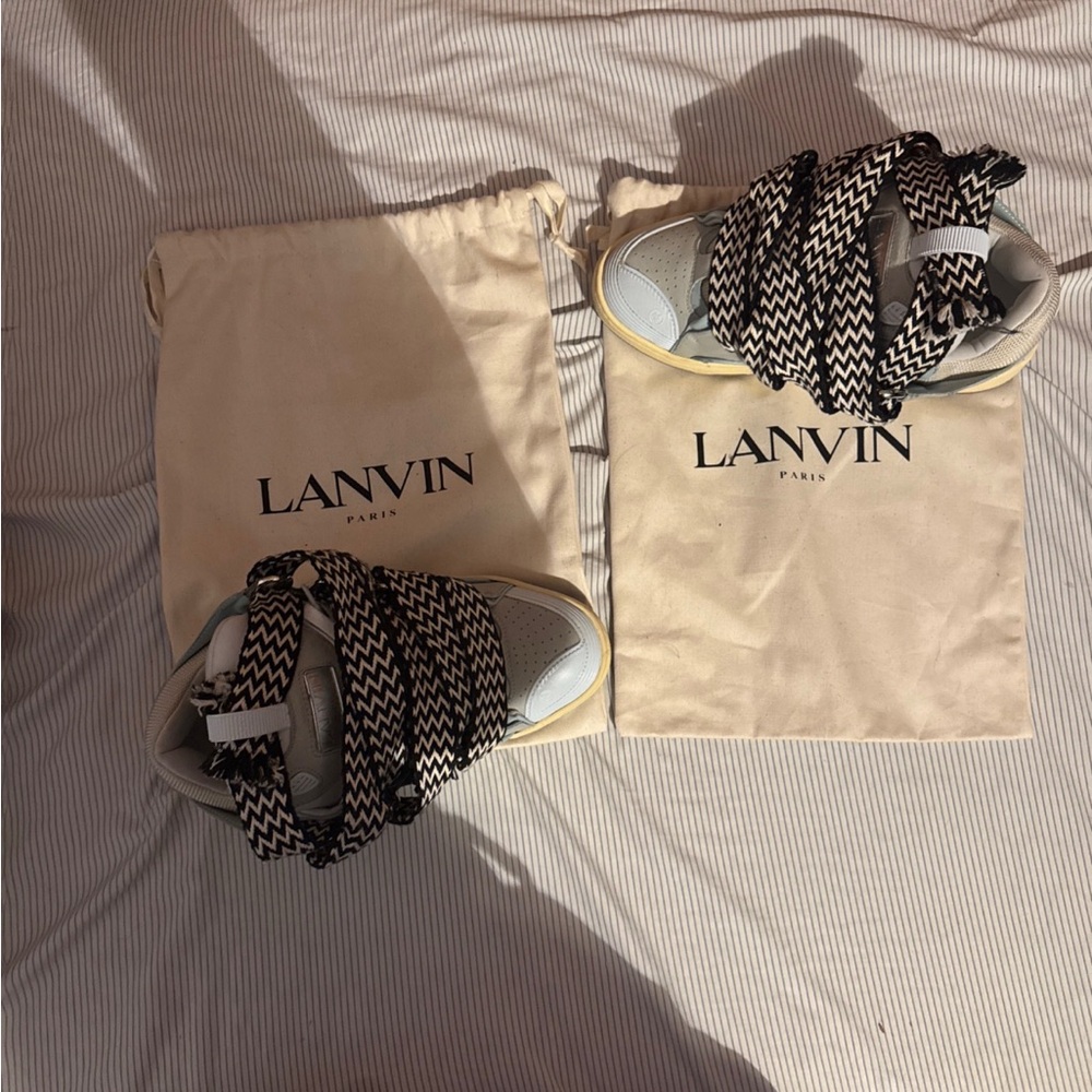 Lanvin Sneakers with Zigzag Laces